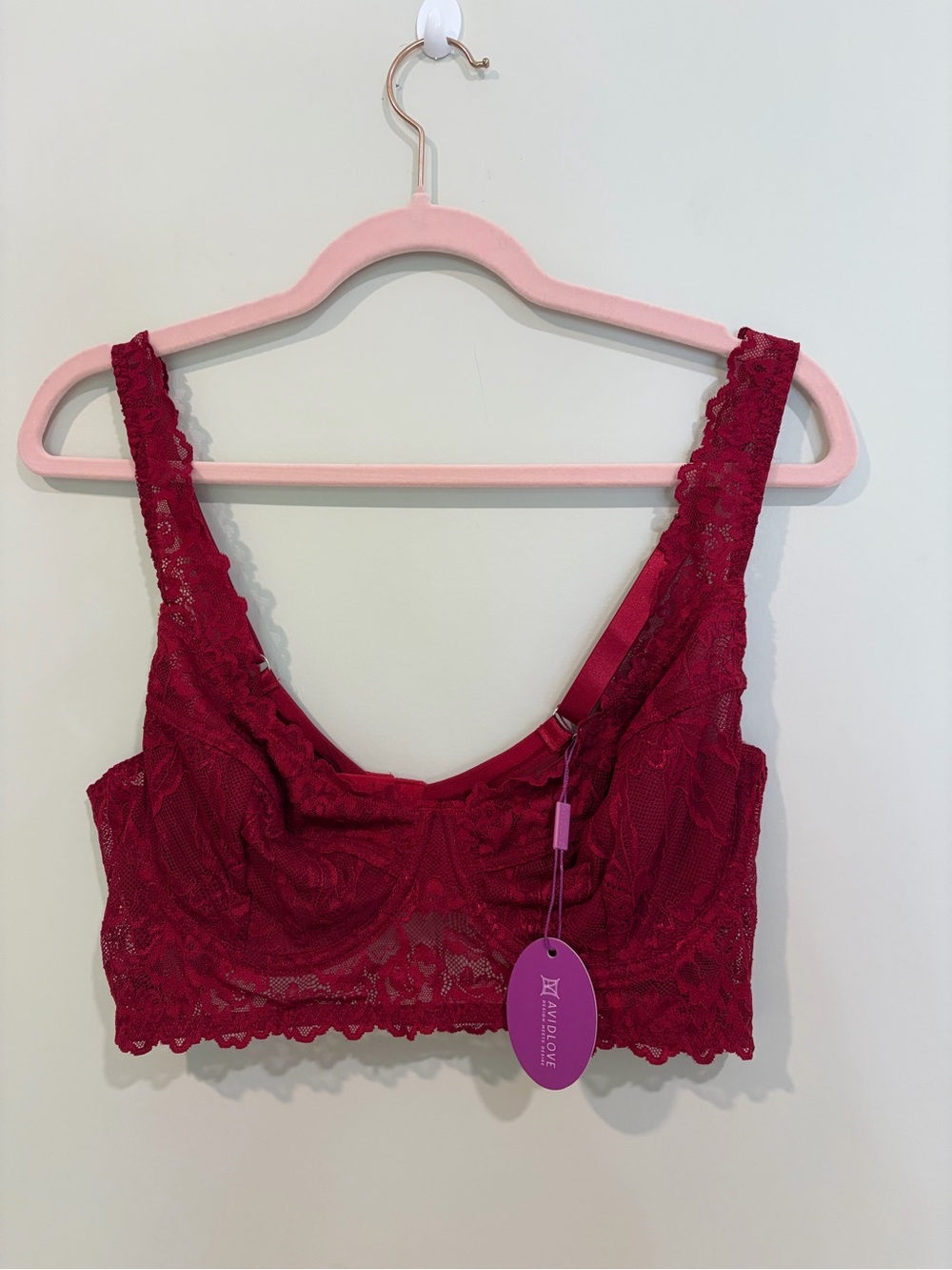 Triumph Lace Bralette - Deep Wine